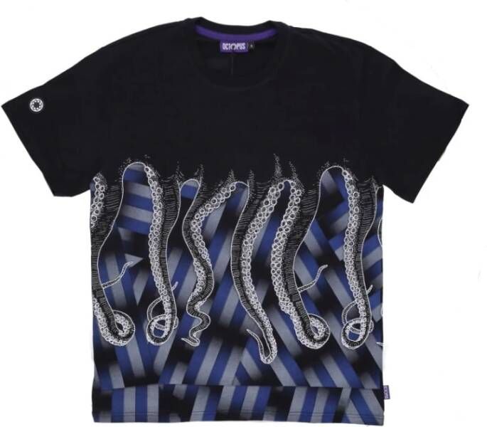Octopus T-shirts Zwart Heren