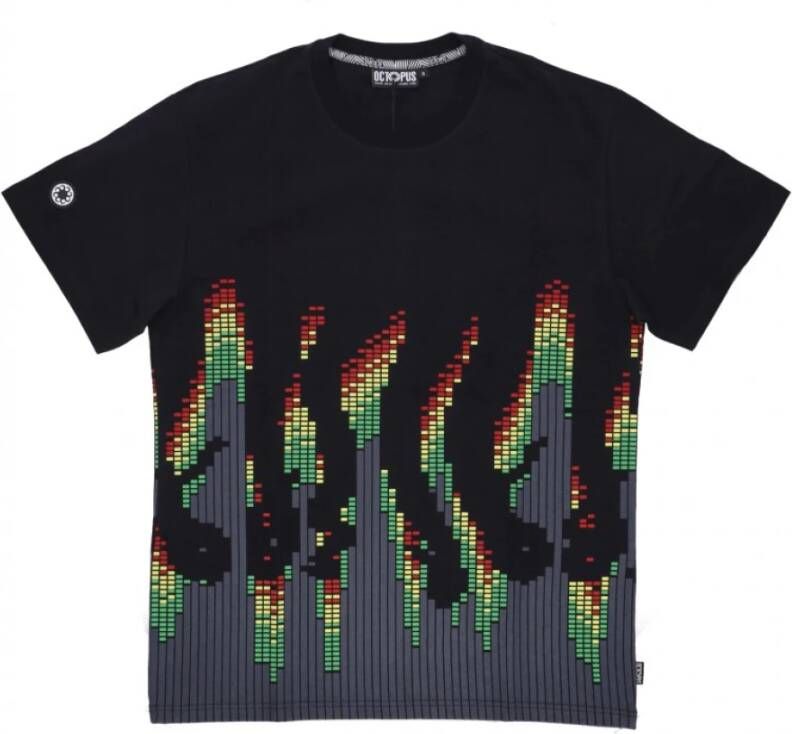 Octopus T-shirts Zwart Heren