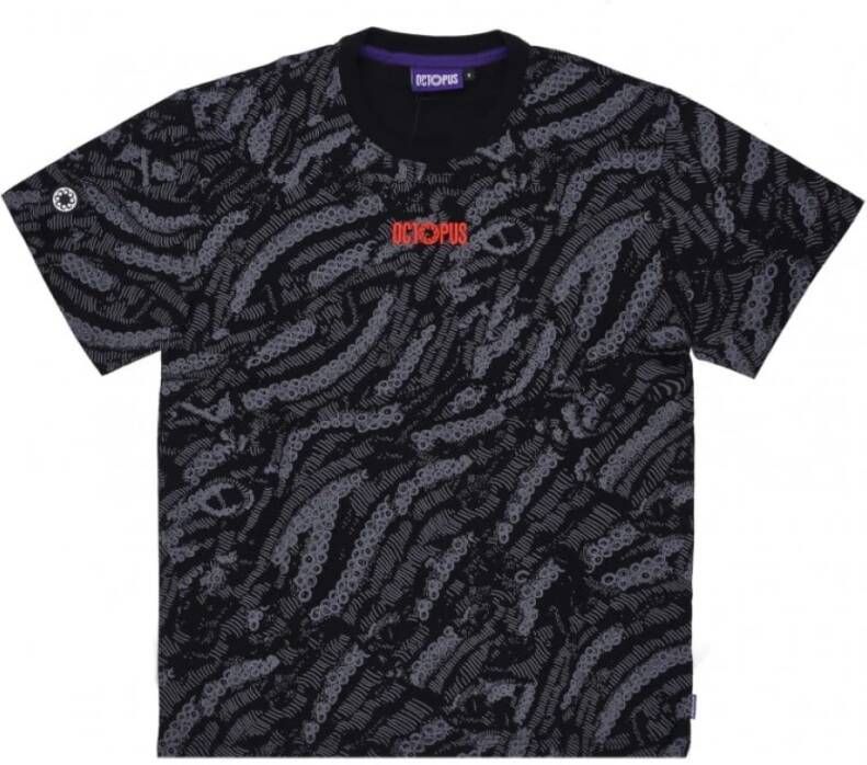 Octopus T-shirts Zwart Heren