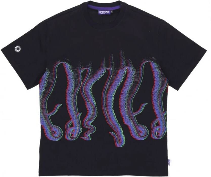 Octopus T-shirts Zwart Heren