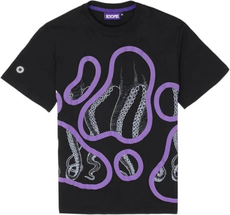 Octopus T-Shirts Zwart Heren