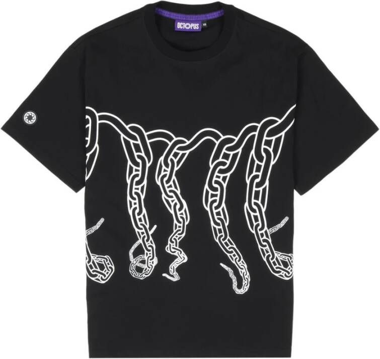 Octopus T-Shirts Zwart Heren