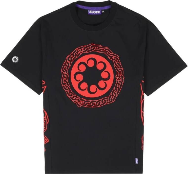 Octopus T-Shirts Zwart Heren