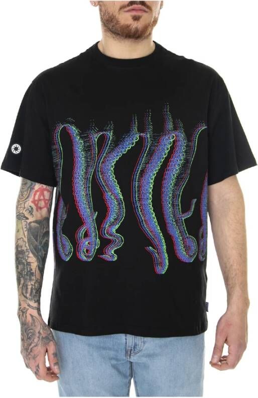 Octopus T-Shirts Zwart Heren