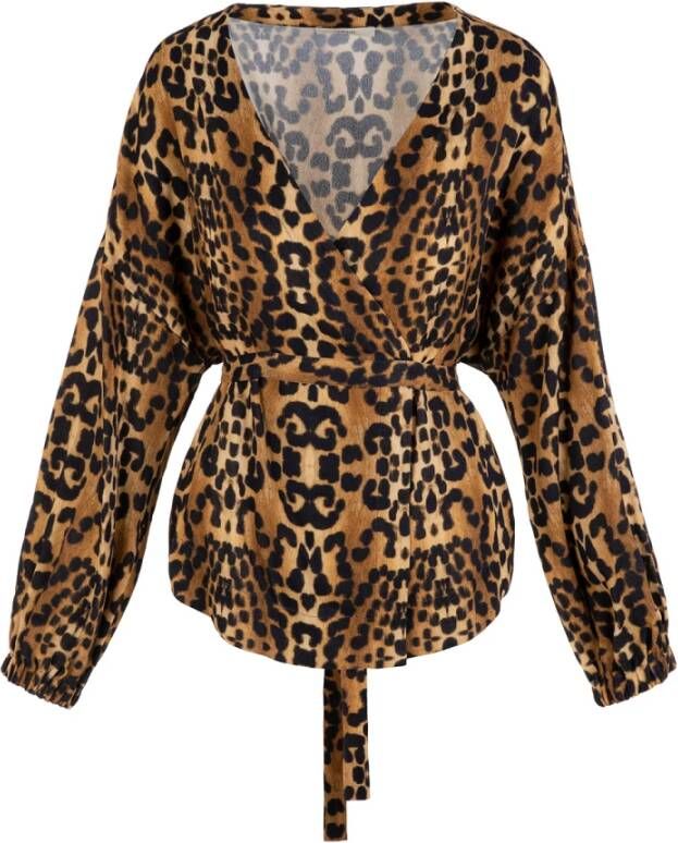 Odeeh Blouses Bruin Dames