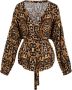 Odeeh Blouses Bruin Dames - Thumbnail 1
