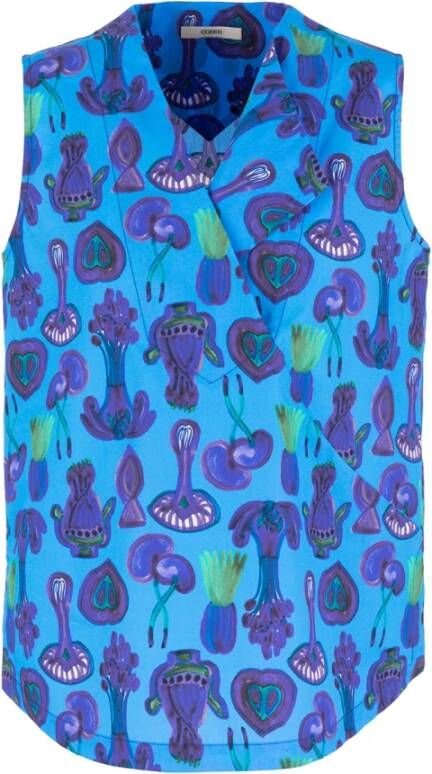 Odeeh Shirt Blauw Dames