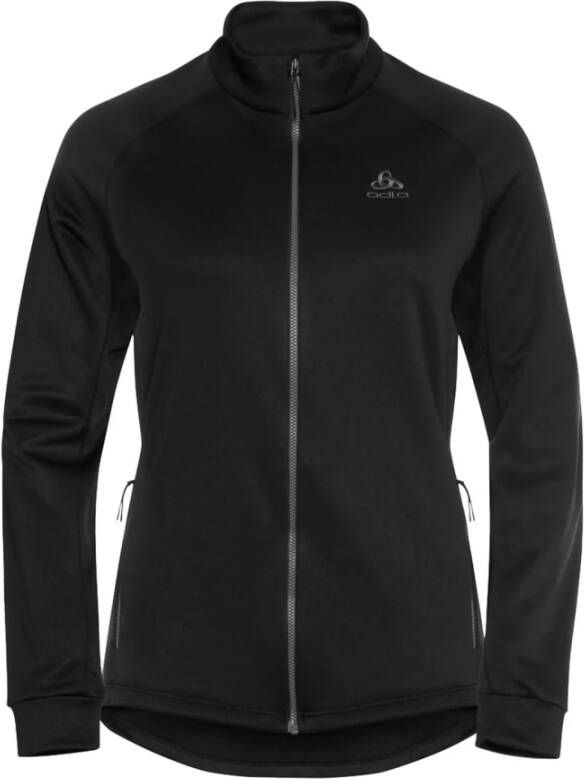 Odlo Berra Full Zip Mid Layer Black Dames