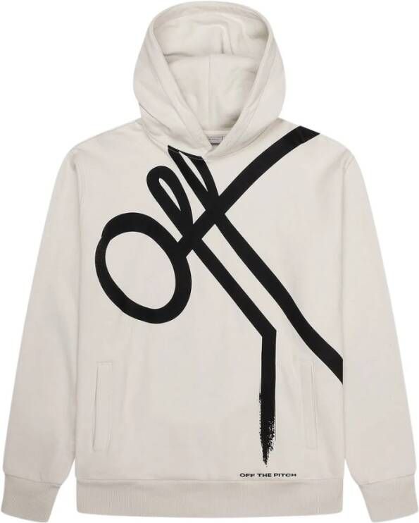 Off The Pitch Direction Oversized Hoodie Heren Wit White Heren