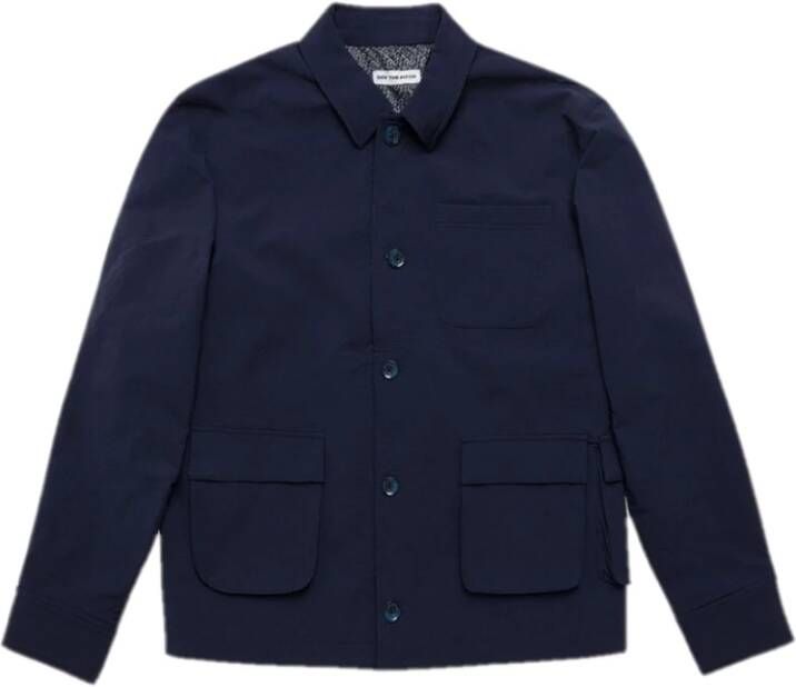 Off The Pitch Minsk Workwear Jacket Blazer Blauw Heren