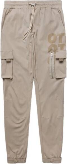Off The Pitch Nicosia Cargo Broek Heren Grijs Beige Dames