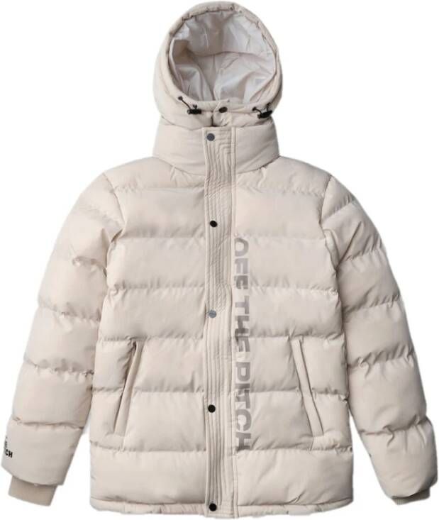 Off The Pitch Puffer jas Oxford Beige Heren