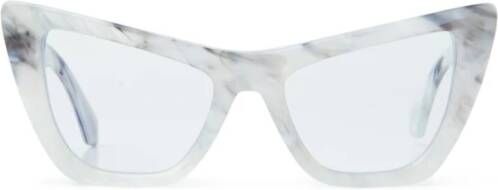 Off White Grijze Optische Brillen voor Vrouwen Gray Dames