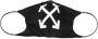 Off White Arrow Simple Mask Zwart Unisex - Thumbnail 1