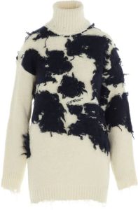 Off White Band collar sweater Beige Dames