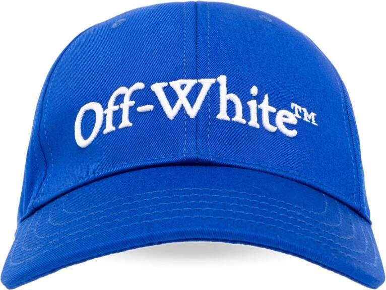 Off White Baseball cap Blauw Heren
