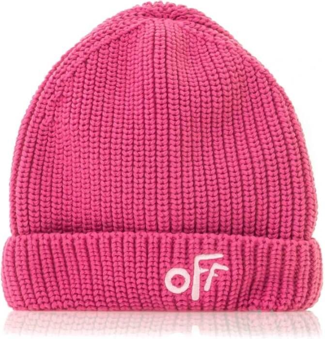 Off White Beanies Roze Dames