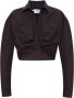 Off-White Cropped blouse Grijs - Thumbnail 2