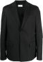 Off White Zwarte Wollen Blazer met Geborduurd Logo Black Heren - Thumbnail 1