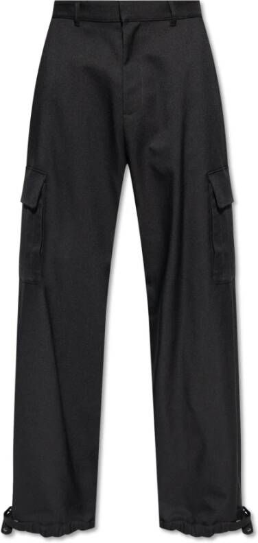 Off White Broek met zakken Zwart Heren