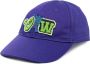 Off White Paarse Baseball Cap Regular Fit 100% Katoen Purple Heren - Thumbnail 1