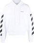 Off White Unisex Hoodies Regular Fit Katoen Made in Italy White Heren - Thumbnail 1