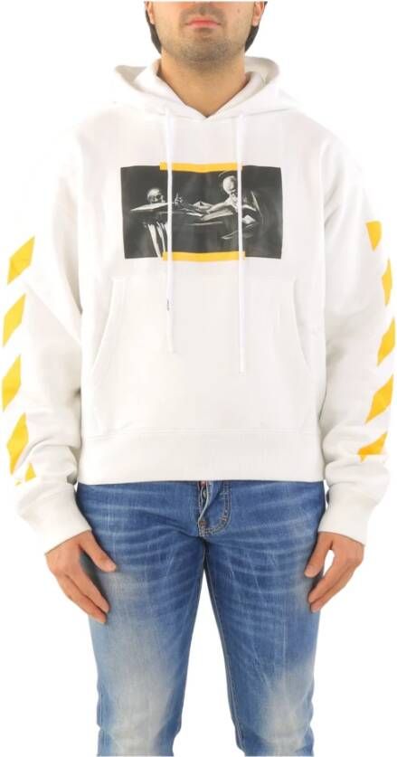Off White Capuchon Wit Heren