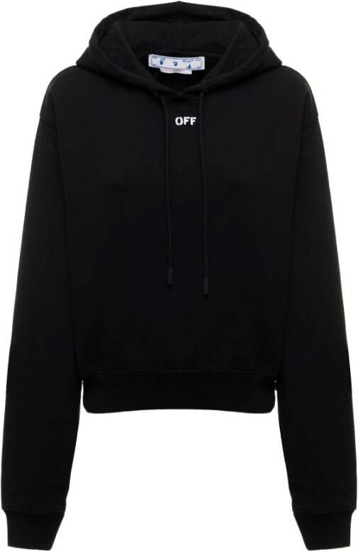 Off White Capuchon Zwart Dames