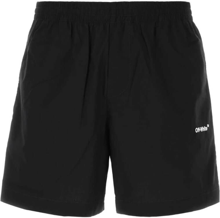Off White Casual Shorts Zwart Heren