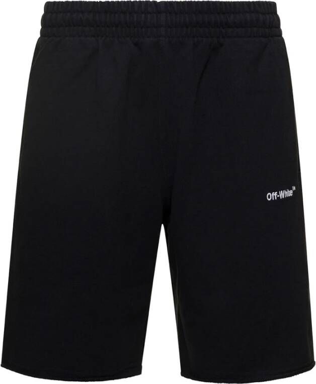 Off White Casual korte broek Zwart Heren