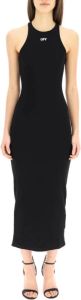 Off White Dag Maxi -jurk Zwart Dames