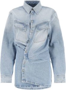 Off White Denimjurk Blauw Dames