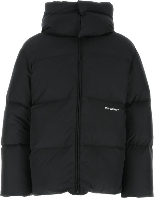 Off White Down Jackets Zwart Heren