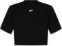 Off-White T-shirt met logoprint Zwart - Thumbnail 1