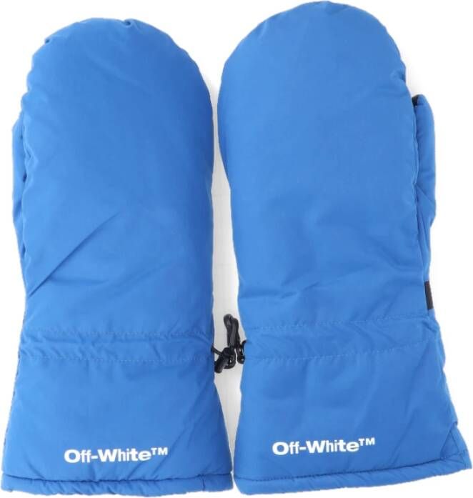 Off White Handschoenen Blauw Heren