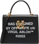 Off-White Totes Jitney 2.8 Top Hand Met Quote in zwart - Thumbnail 1