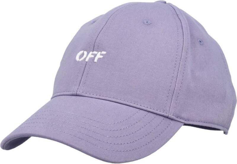 Off White Hats Purple Dames