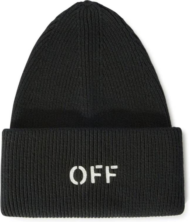 Off White Hats Zwart Heren