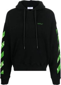 Off White Hoodies Zwart Heren