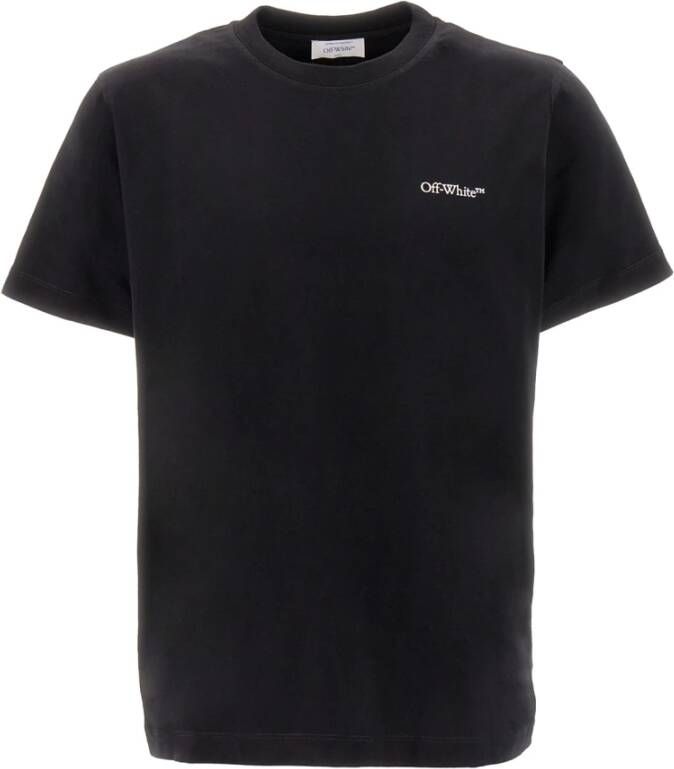 Off White Klassiek T-Shirt Zwart Heren
