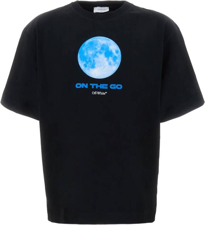 Off White Klassiek T-Shirt Zwart Heren