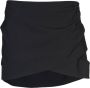 Off-White Gedrapeerde mini-rok Zwart - Thumbnail 2
