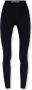 Off White Zwarte elastische hoge taille broek Black Dames - Thumbnail 1