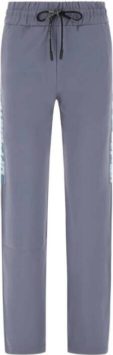 Off White Luchtmacht blauwe stretch viscose blend joggers Blauw Dames