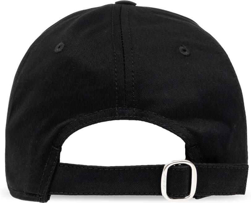 Off White Baseball Cap met Logo in Off-White Canvas Black Heren - Foto 4