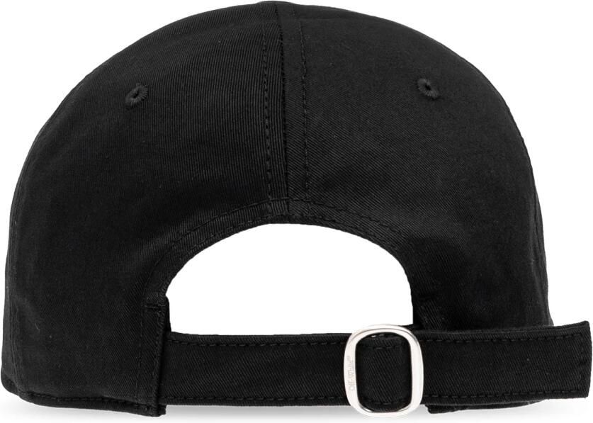 Off White Klassieke Bookish Dril Baseball Cap Black Heren - Foto 4