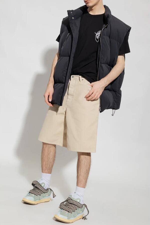 Off White Wave Off Canvas Utility Short Beige Heren - Foto 3