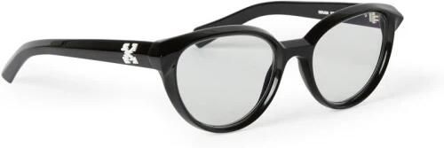 Off-White Eyewear Optical Style 26 bril met cat-eye montuur Zwart - Foto 2