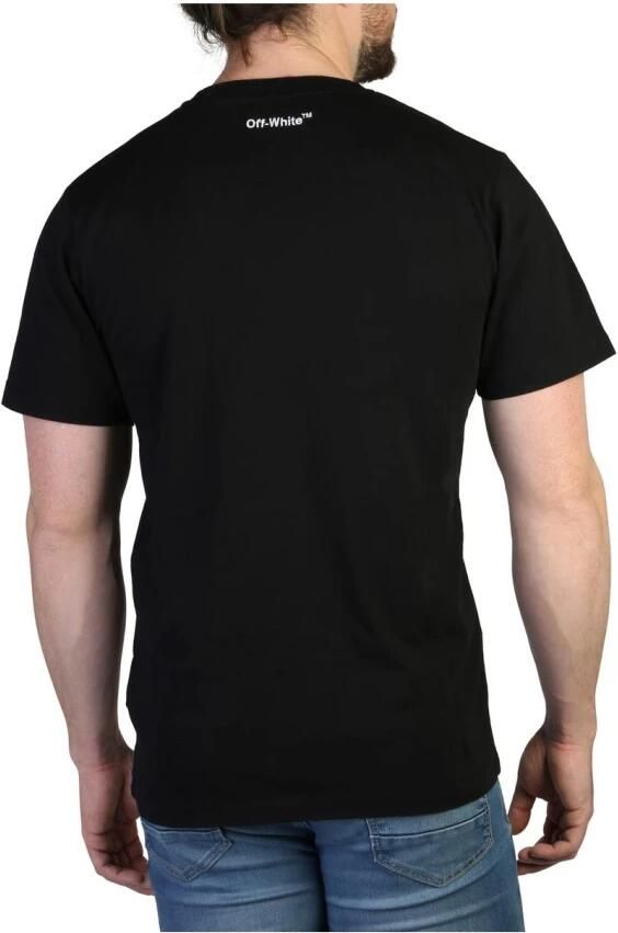 Off White Klassieke Katoenen T-Shirt Trio voor Mannen Black Heren - Foto 5