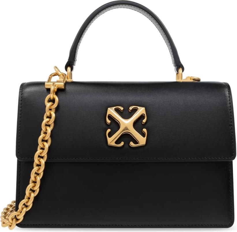 Off-White Crossbody bags Jitney 1.4 Top Handle Chain in zwart - Foto 5